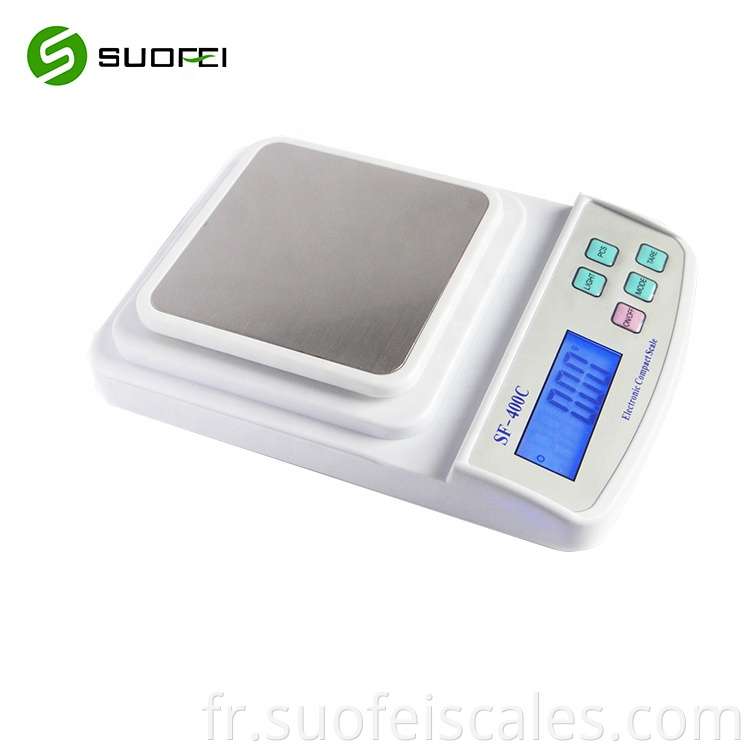 SF-400C Digital Food Scale de pesée de pesée à l'échelle de la plate-forme de cuisine